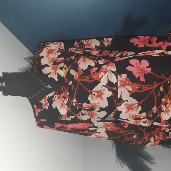 Floral Wrap Dress - Picture 2 of 7